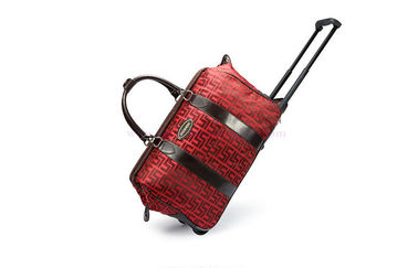 Cute cartoon pattern durable 20 inch trolley travel duffel bag red 50*26*37cm