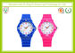 School Student Silicone Bracelet Kids Cartoon Watches With Luminous Color Dial