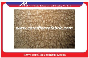 Ткань/ткань шерстей овечек полиэфира размера ферзя для связанного одеяла хода