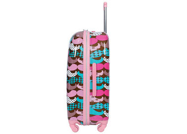 High capacity 20 25 28 inch PC trolley case with internal U shape zipper mesh bag