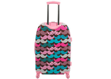 High capacity 20 25 28 inch PC trolley case with internal U shape zipper mesh bag