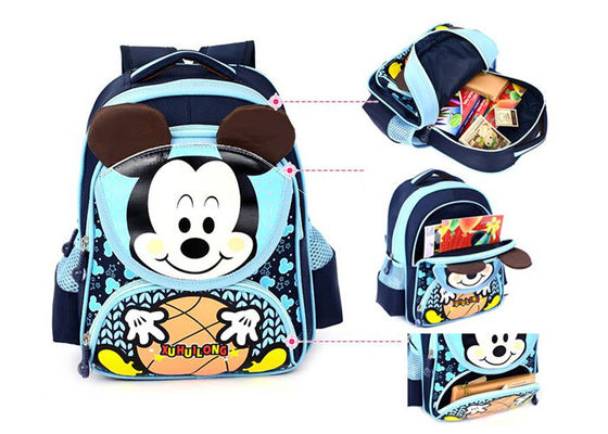 Customized  light weight cartoon school bag for kid , boys backpacks for school