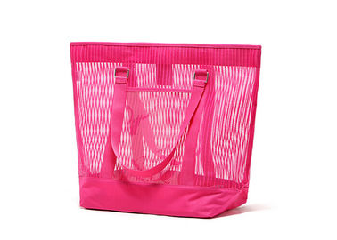 Многофункциональные розовые дамы приставают мешок/ясные пластичные мешки к берегу Tote выдвиженческие